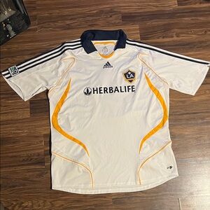 Adidas LA Galaxy Herbalife David Beckham Jersey